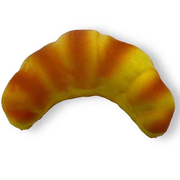 7pcs Fake French Croissant Bun Roll Slow Rise Squeezable Foam Bread Prop 4.5" - Picture 8 of 16